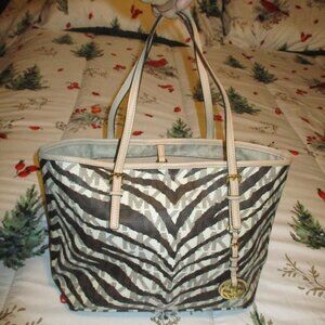 Authentic Michael Kors Zebra Print Purse